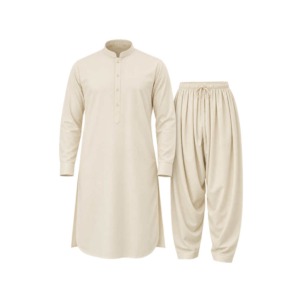 Pakistani shalwar kameez set