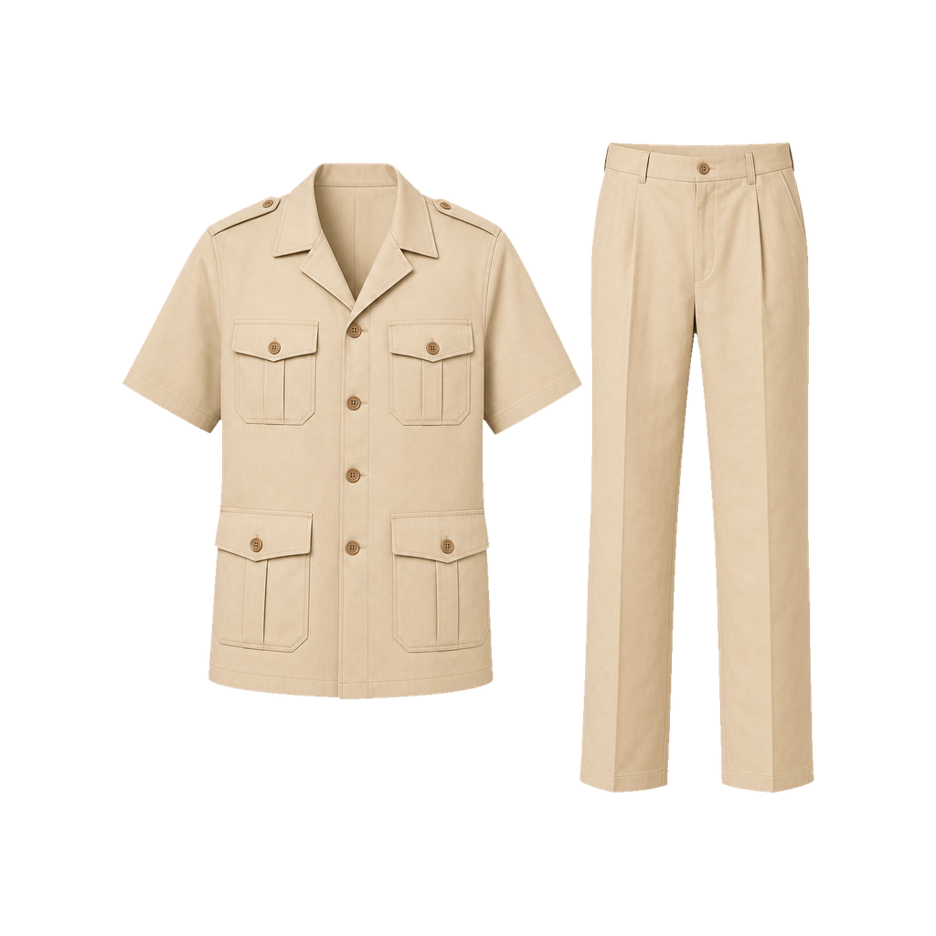 Men's safari suit